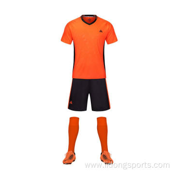 Custom football uniform wholesale cheap soccer jersey set